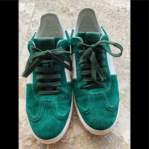 Valentino Garavani Low Rockstud Sneakers Green